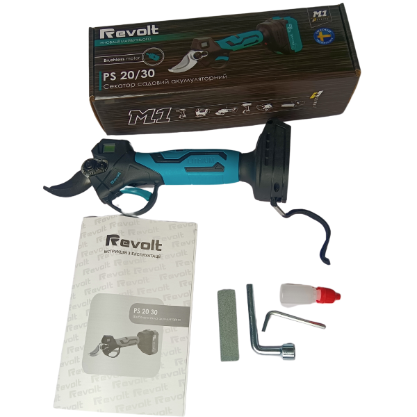Секатор садовий акумуляторний Revolt PS 20/30 без акумуляторів