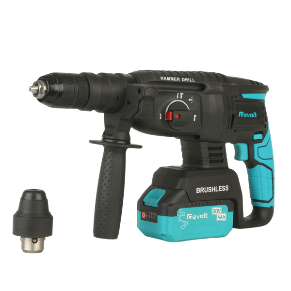 Перфоратор акумуляторний Revolt RH 20/26-2 DFR(M1 series)