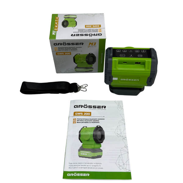 Акумуляторна bluetooth-колонка Grosser GWS 200