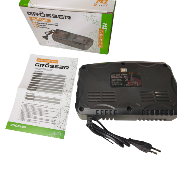 Подвійний зарядний пристрій Grosser GC 8 Dual