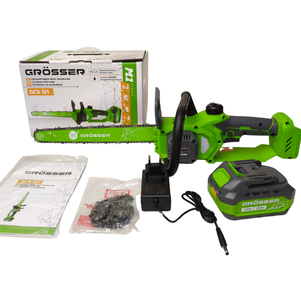 Акумуляторна ланцюгова пила Grosser GCS 121