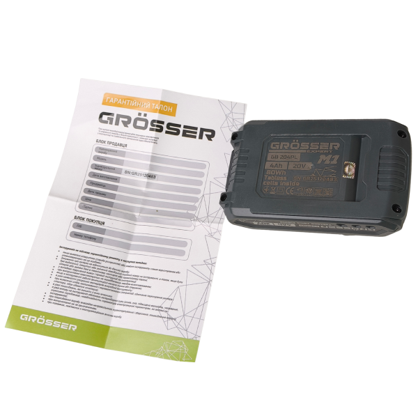 Акумуляторна батарея Grosser 4А GB 204PL EXPERT