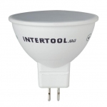 Светодиодная лампа LED 5Вт, GU5.3, 5Вт, 220В, INTERTOOL LL-0202